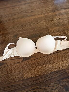 Skims Fits Everybody T-shirt Underwire Push-up Demi Bra in Clay Size 34DD
